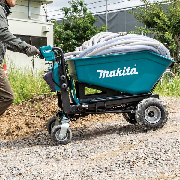 Makita DCU602Z Akku-Schubkarre mit Elektro-Kippmulde<br>