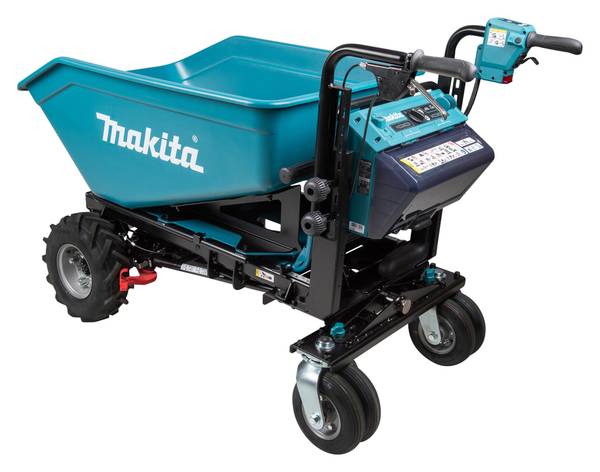 Makita DCU602Z Akku-Schubkarre mit Elektro-Kippmulde<br>