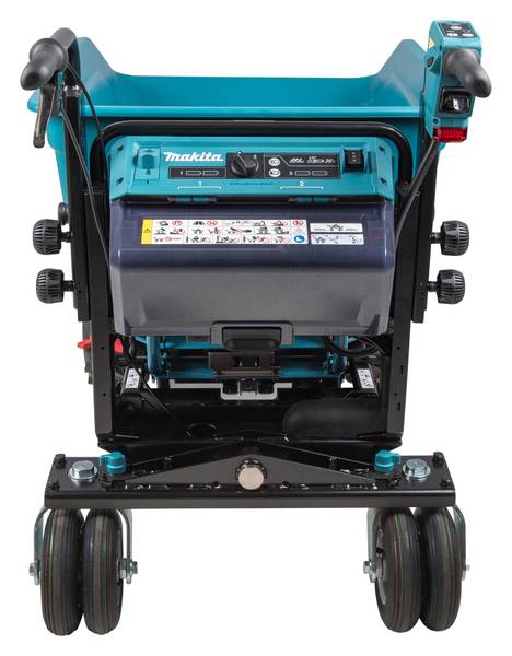 Makita DCU602Z Akku-Schubkarre mit Elektro-Kippmulde<br>