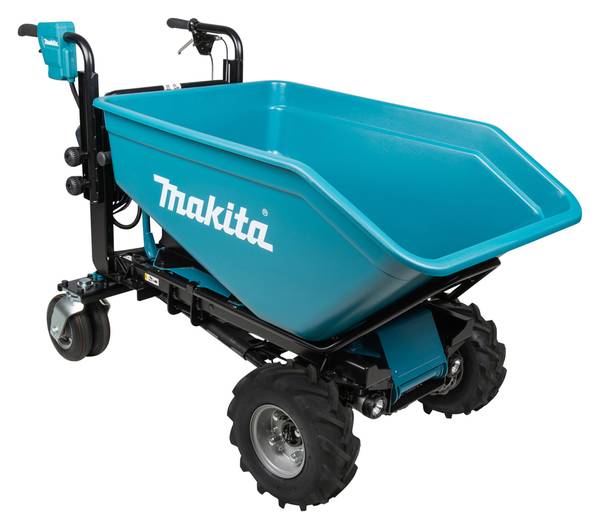 Makita DCU602Z Akku-Schubkarre mit Elektro-Kippmulde<br>