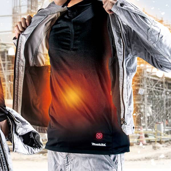 Makita DCX201CS Akku-Heizbarer Pullover S<br>