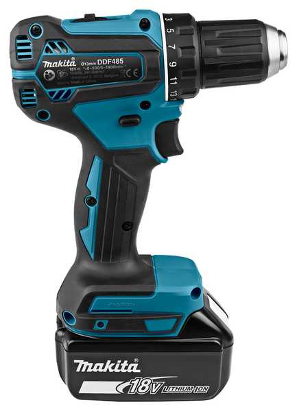 Makita DDF485RFJ Akku-Bohrschrauber 18V<br>