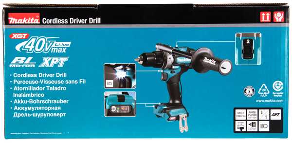 Makita DF001GZ Akku-Bohrschrauber 40V<br>