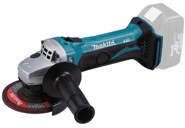 Makita DGA452ZJ Akku-Winkelschleifer 18V<br>