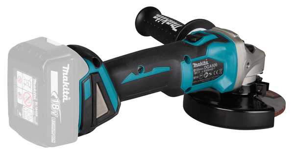 Makita DGA506ZJ Akku-Winkelschleifer 18V<br>