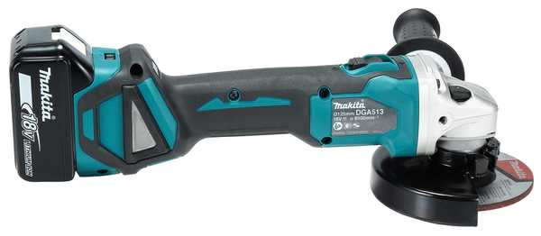 Makita DGA513RTJ Akku-Winkelschleifer 18V<br>