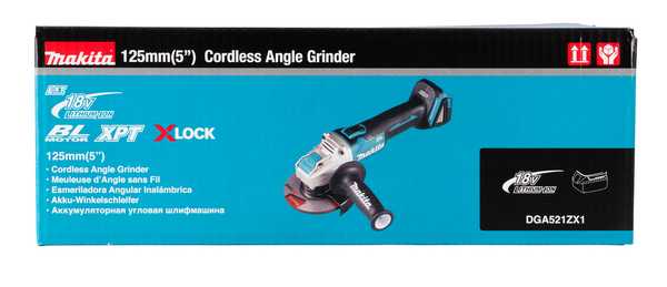 Makita DGA521ZX1 Akku-Winkelschleifer 18V<br>