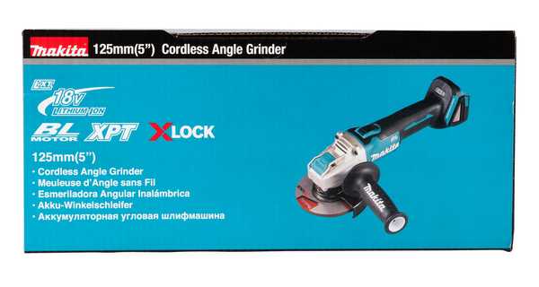 Makita DGA521ZX1 Akku-Winkelschleifer 18V<br>