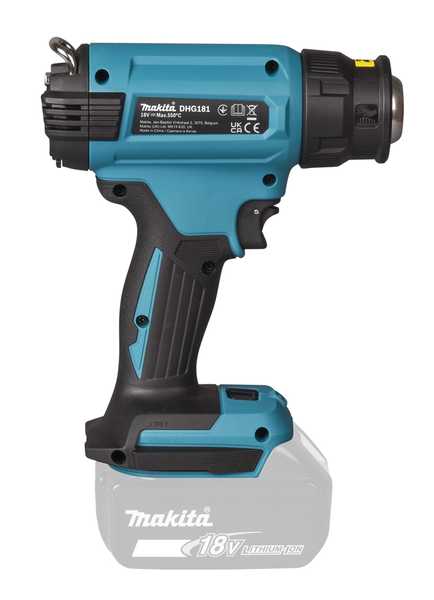 Makita DHG181ZK Akku-Heissluftgebläse 18V<br>