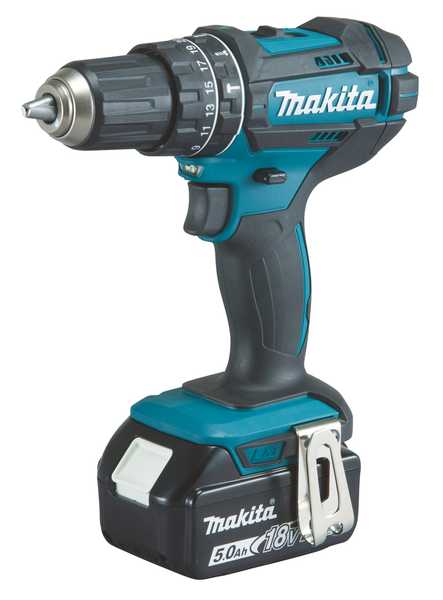 Makita DHP482RTJ Akku-Schlagbohrschrauber 18V<br>