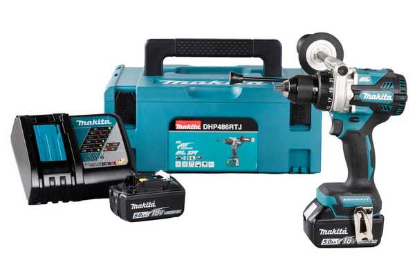 Makita DHP486RTJ Akku-Schlagbohrschrauber 18V<br>