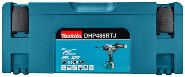 Makita DHP486RTJ Akku-Schlagbohrschrauber 18V<br>