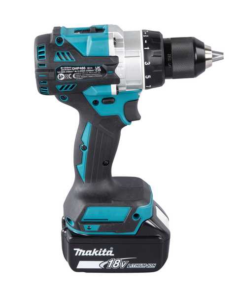 Makita DHP486RTJ Akku-Schlagbohrschrauber 18V<br>