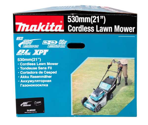 Makita DLM532Z Akku-Rasenmäher 18V mit Radantrieb 53 cm<br>