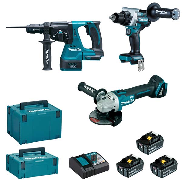 Makita DLX3202TJ Akku-Maschinenset<br>