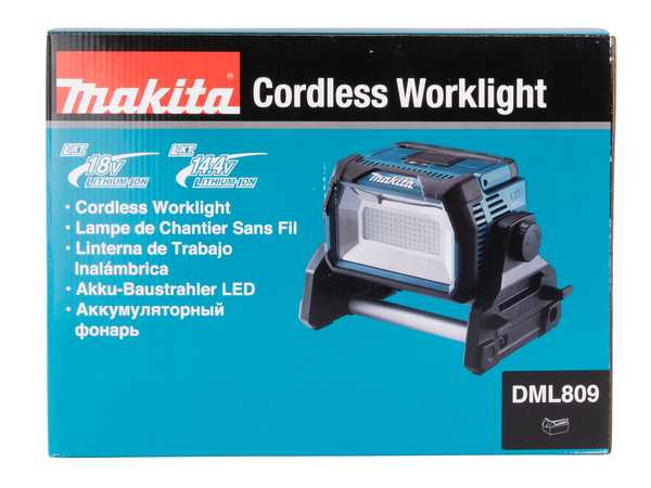 Makita DML809 LED-Akku-Baustellenlampe 18V<br>