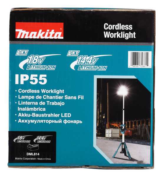 Makita DML814 LED-Baustellenlampe 18V<br>