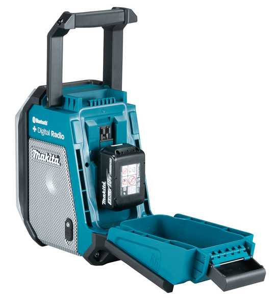 Makita DMR115 Akku-Baustellenradio 18V/12V/AC<br>