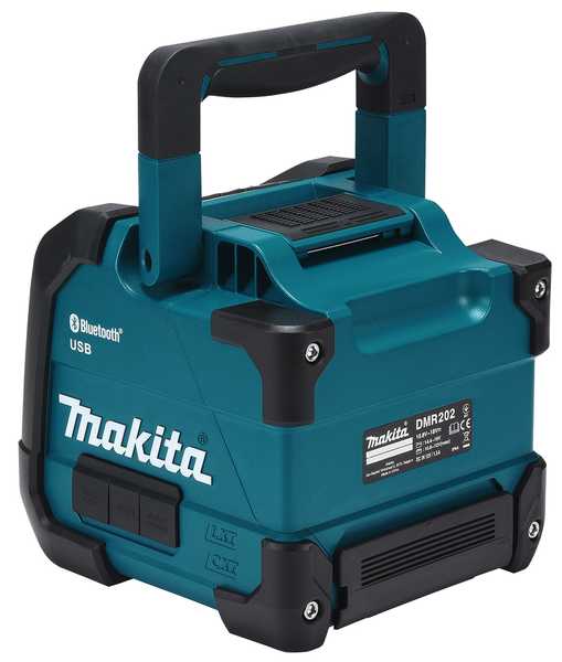 Makita DMR202 Akku-Baustellen-Lautsprecher 18V/12V/AC<br>