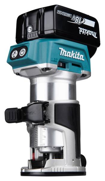 Makita DRT50TJX11 SET 18V Einhandfräse und Kantenfräse<br>