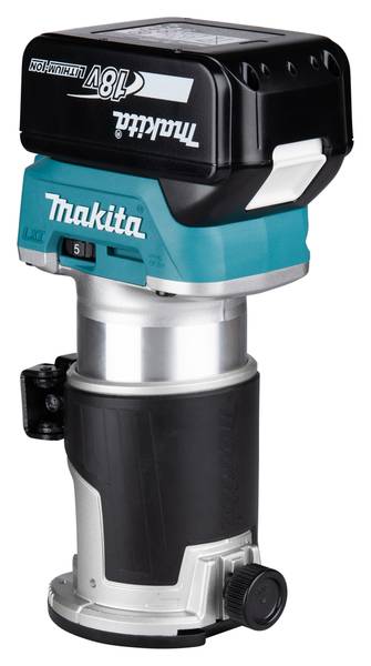 Makita DRT50TJX11 SET 18V Einhandfräse und Kantenfräse<br>