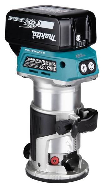 Makita DRT50TJX11 SET 18V Einhandfräse und Kantenfräse<br>