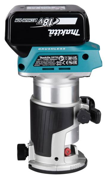 Makita DRT50TJX11 SET 18V Einhandfräse und Kantenfräse<br>