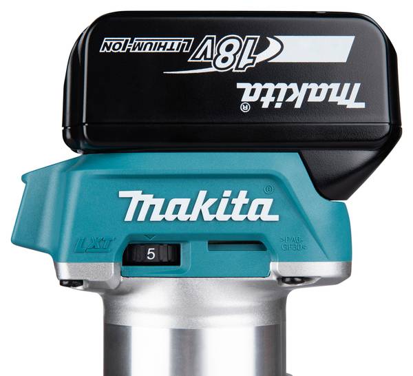 Makita DRT50ZJX11 SET 18V Einhandfräse und Kantenfräse<br>