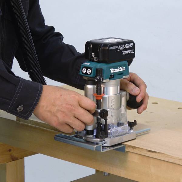 Makita DRT50ZJX11 SET 18V Einhandfräse und Kantenfräse<br>