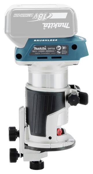 Makita DRT50ZJX11 SET 18V Einhandfräse und Kantenfräse<br>