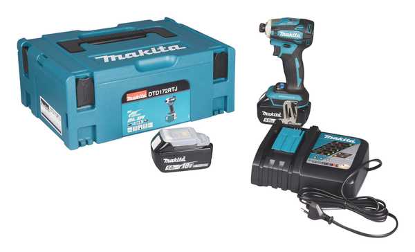 Makita DTD172RTJ Akku-Schlagschrauber 18V<br>