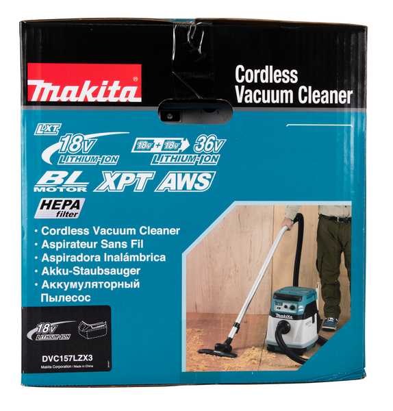 Makita DVC157LZX3 Akku-Staubsauger 18V<br>