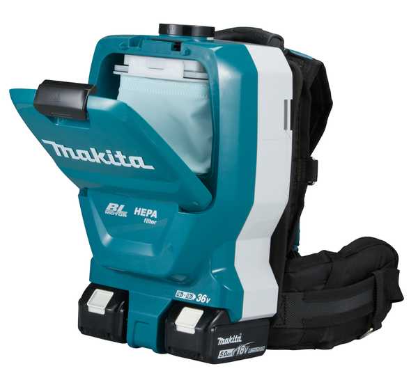 Makita DVC261ZX11 Akku-Rucksackstaubsauger 18V<br>