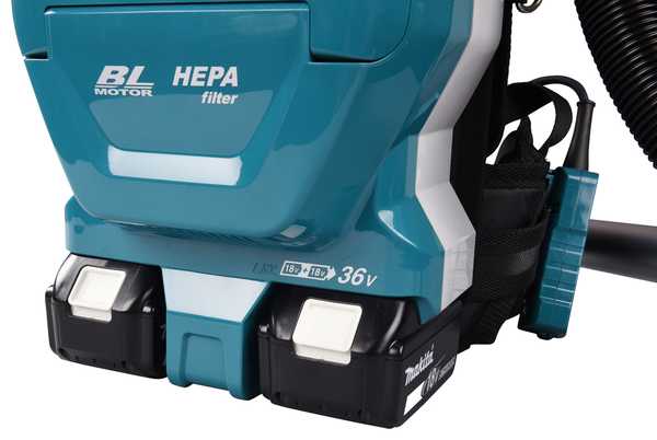 Makita DVC261ZX11 Akku-Rucksackstaubsauger 18V<br>