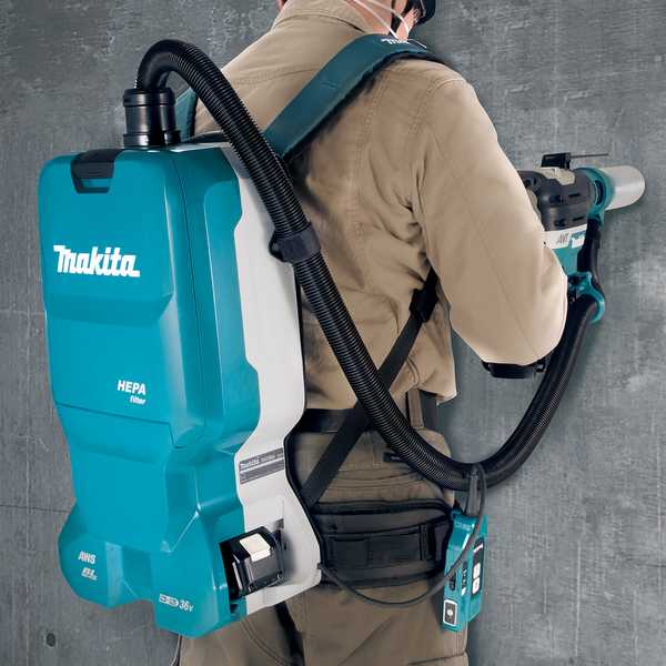 Makita DVC665Z Akku-Rucksackstaubsauger 18V<br>