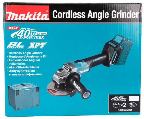 Makita GA005GM201 Akku-Winkelschleifer 40V<br>