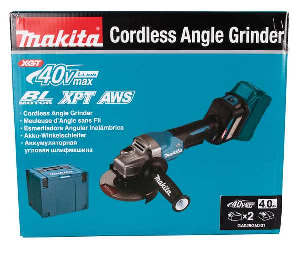 Makita GA029GM201 Akku-Winkelschleifer 40V<br>