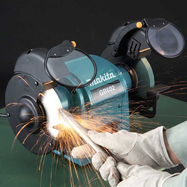 Makita GB602 Elektronische Doppelschleifmaschine<br>