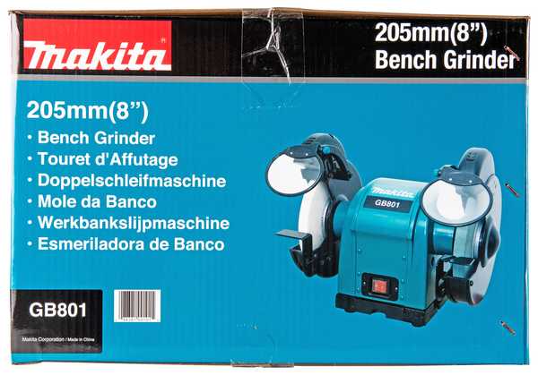 Makita GB801 Elektronische Doppelschleifmaschine<br>