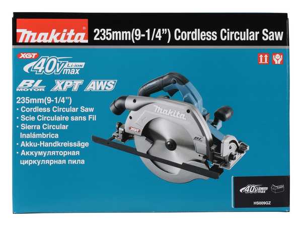 Makita HS009GZ Akku-Handkreissäge 40V<br>