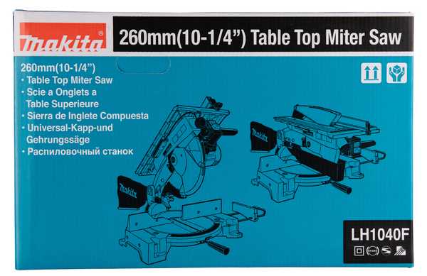 Makita LH1040F Kapp- und Gehrungssäge 260/30 mm<br>