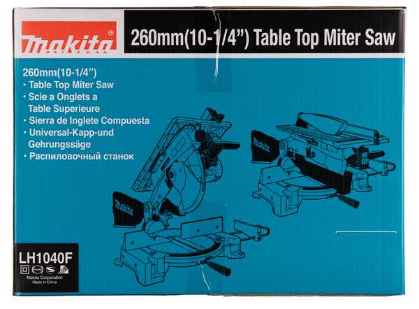 Makita LH1040F Kapp- und Gehrungssäge 260/30 mm<br>