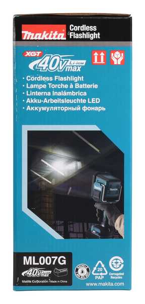 Makita ML007G LED-Stablampe 40V<br>