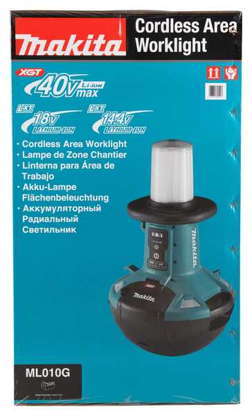 Makita ML010G LED-Akku-Baustellenlampe 40V<br>