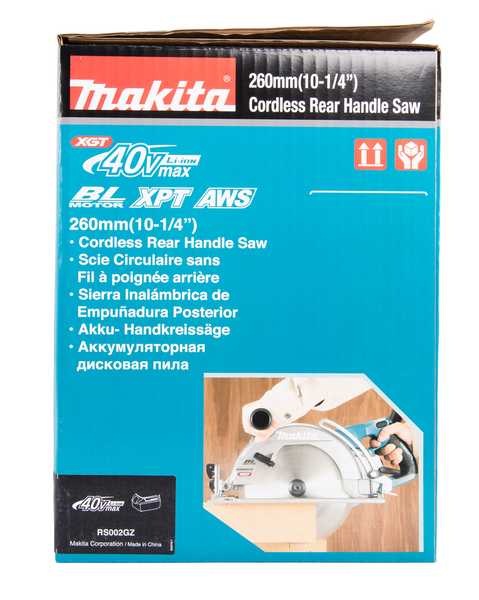 Makita RS002GZ Akku-Handkreissäge 40V<br>