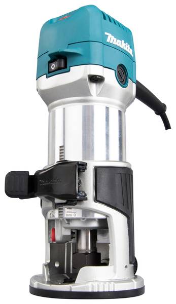 Makita RT0702CX2J SET Elektrische Einhandfräse und Kantenfräse<br>