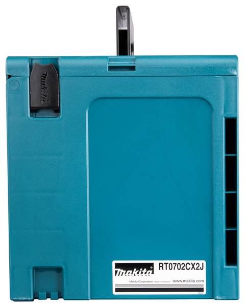 Makita RT0702CX2J SET Elektrische Einhandfräse und Kantenfräse<br>