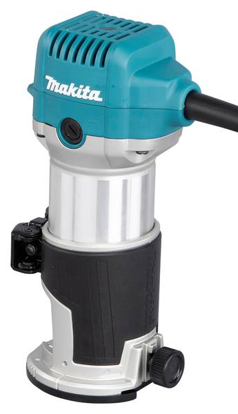Makita RT0702CX2J SET Elektrische Einhandfräse und Kantenfräse<br>
