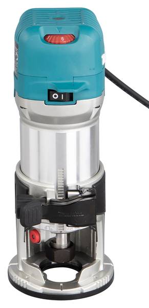 Makita RT0702CX2J SET Elektrische Einhandfräse und Kantenfräse<br>