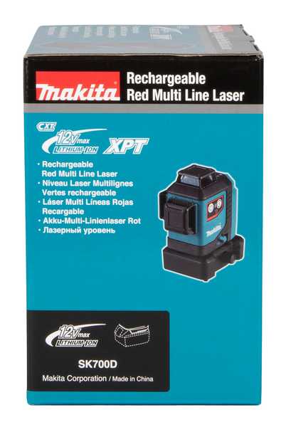 Makita SK700D Akku-Kreuz Linienlaser rot 360°<br>